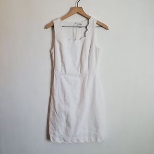 J. Crew scallop dress 0